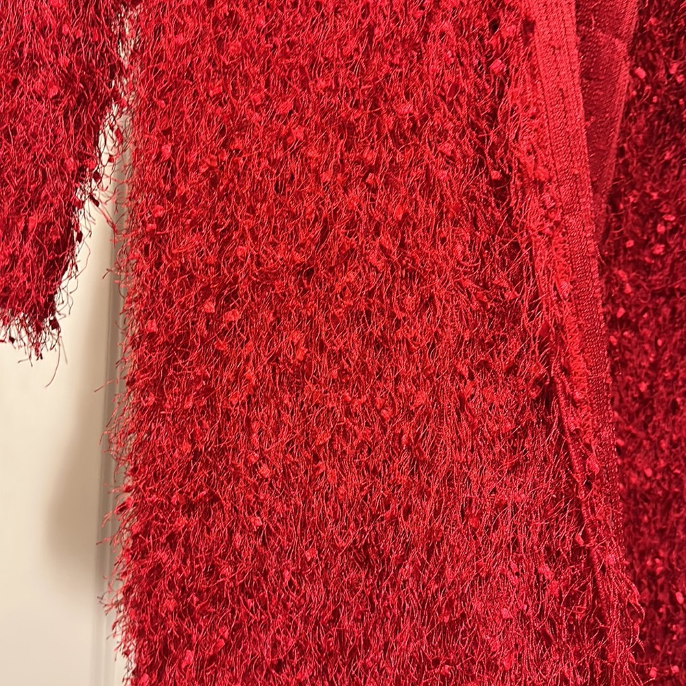 Fuzzy Long Cardigan - Picture 2 of 3